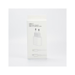 "Ultimate Power Duo: 20W Adapter + 1m USB-C to Lightning - Fast & Reliable Charging"